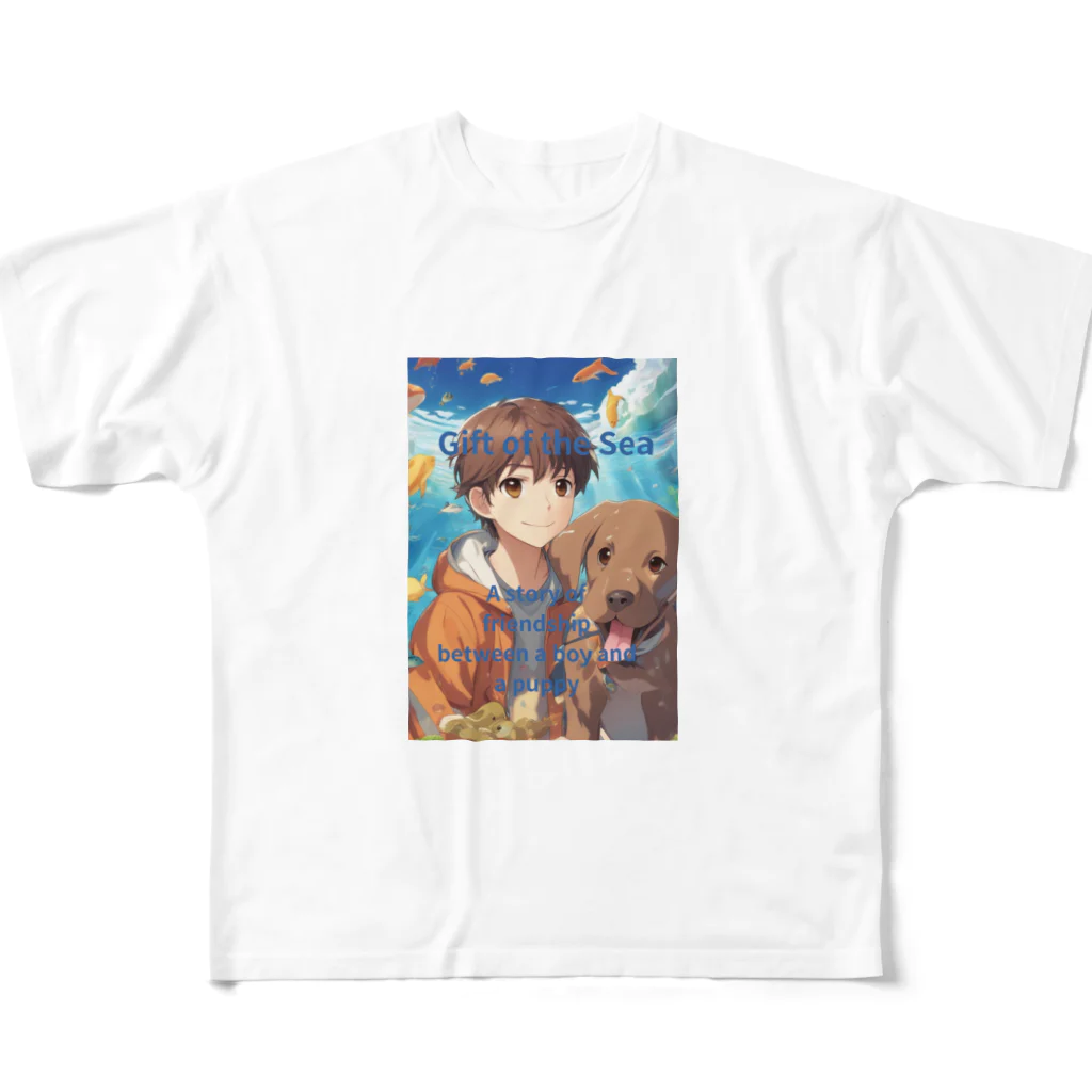 suzuri-kunの海の贈り物 All-Over Print T-Shirt