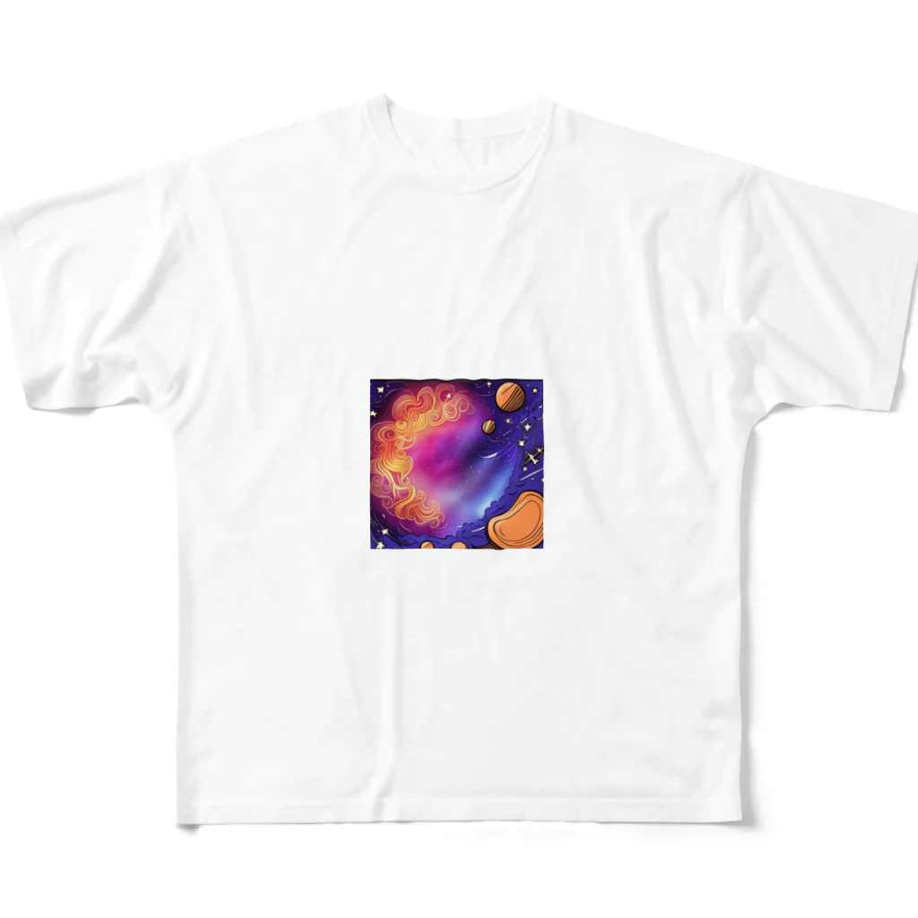 HIRO-oneの宇宙 All-Over Print T-Shirt