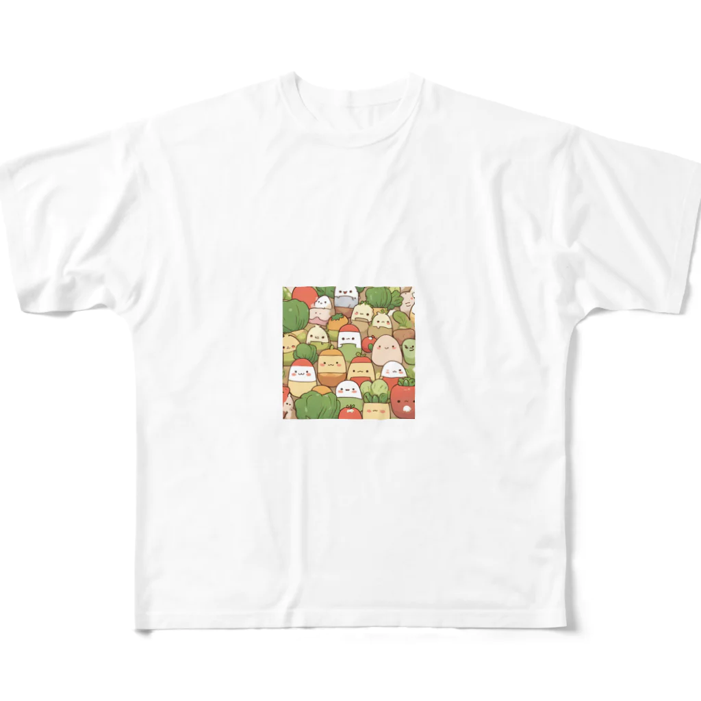 ryoma-tのべびぃベジ フルグラフィックTシャツ