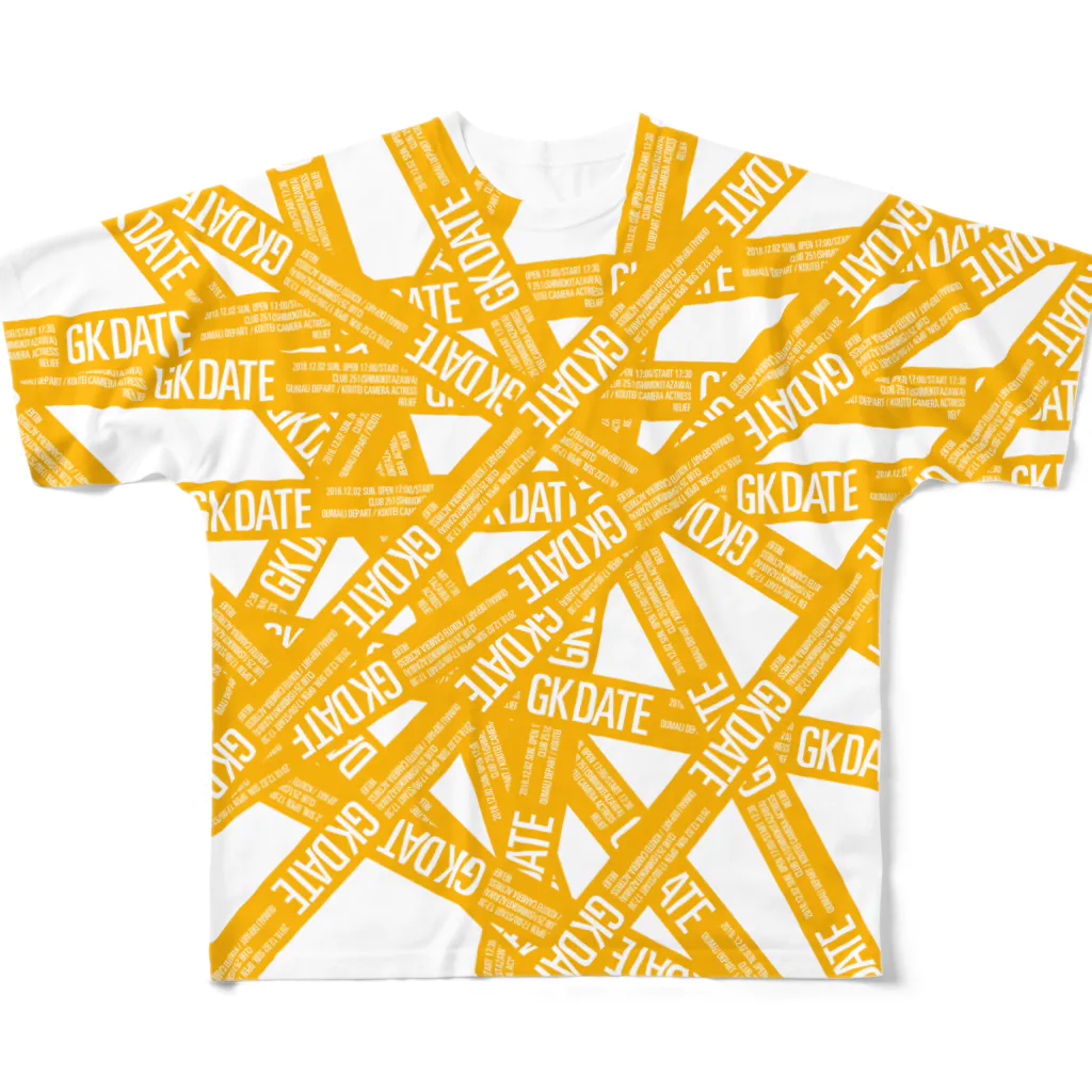 GK! WEB SHOPのGK DATE All-Over Print T-Shirt