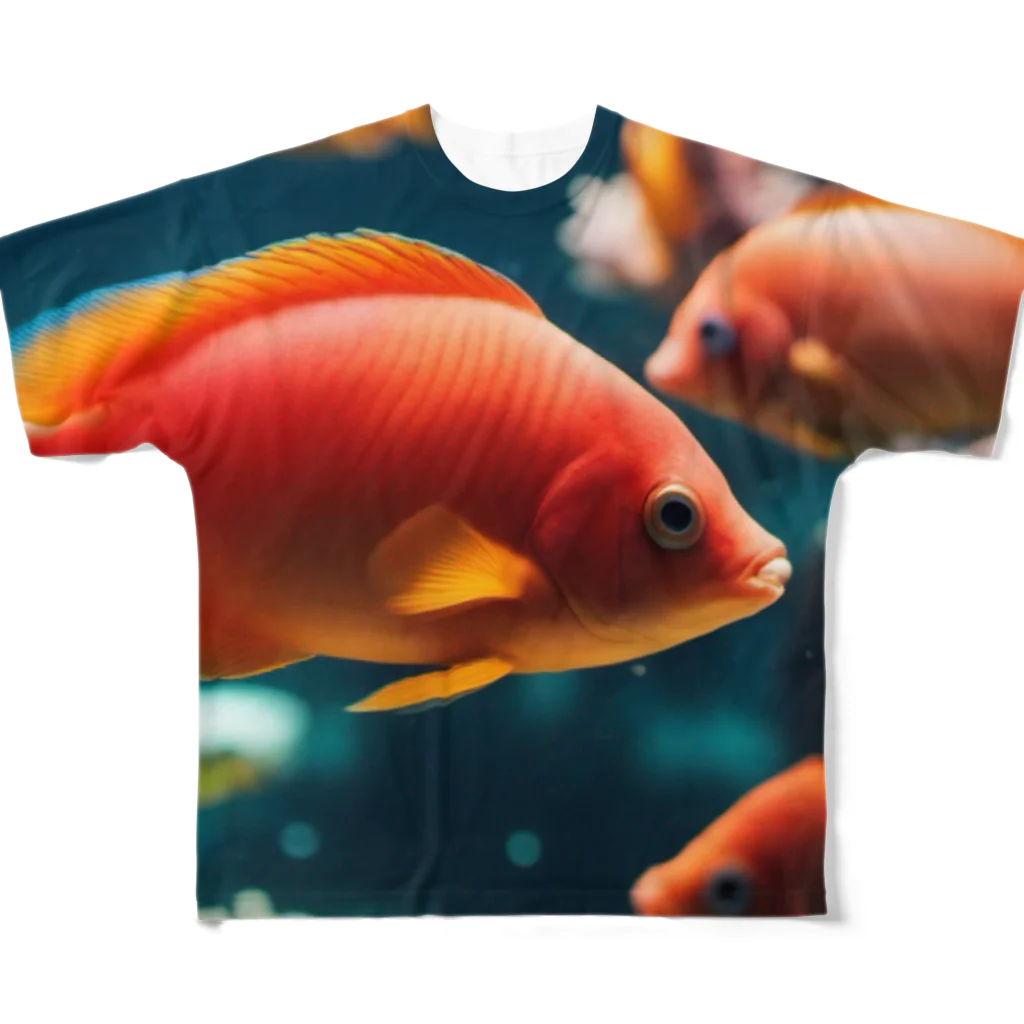 DapperMixの珊瑚の楽園、美魚群グッズ All-Over Print T-Shirt