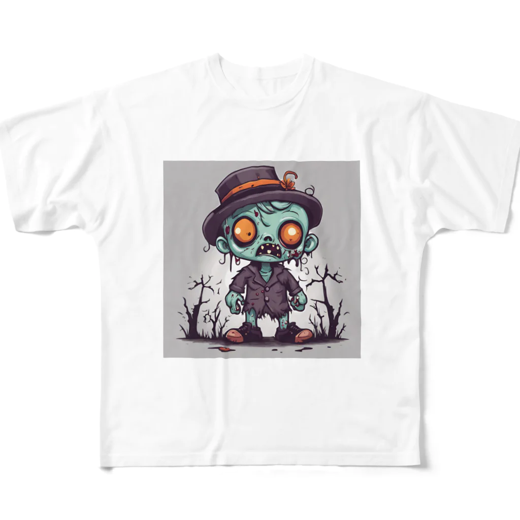 taka007のハローウィンゾンビ All-Over Print T-Shirt