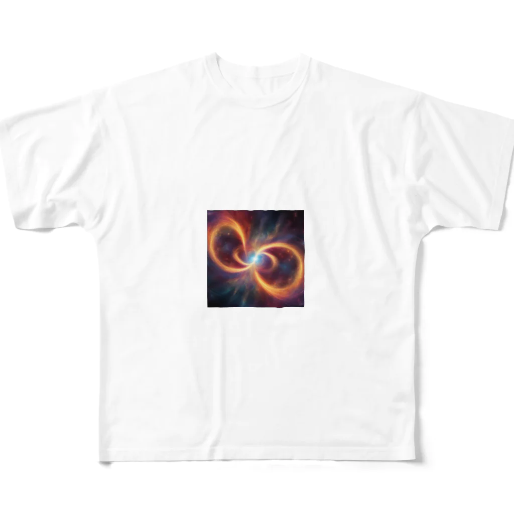 itacyoko(AIイラスト屋)のインフェ二ティ(無限) フルグラフィックTシャツ