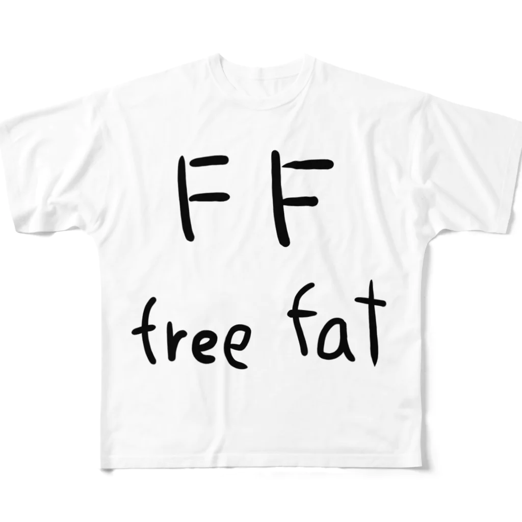 まき工房のfreefat フルグラフィックTシャツ