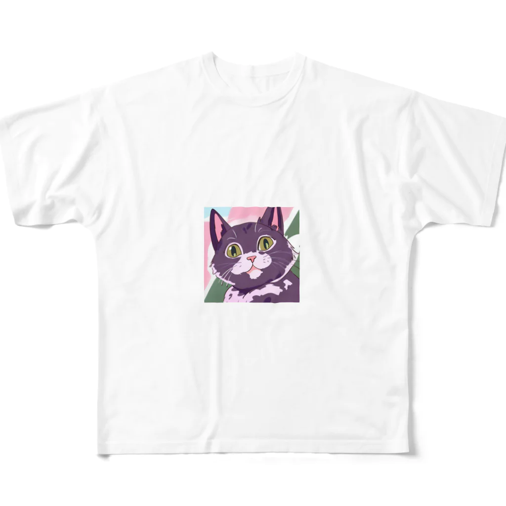 ことこと♂@トレーダーの猫猫 フルグラフィックTシャツ