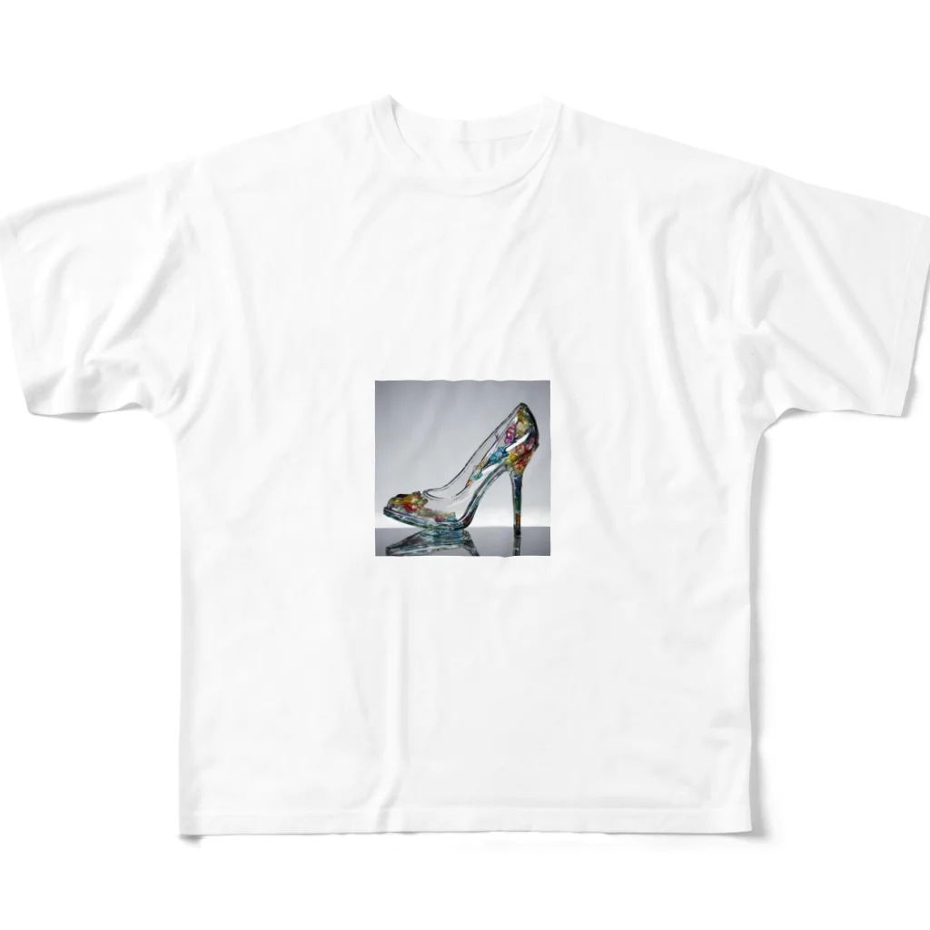 my-angelのガラスの靴のグッズ All-Over Print T-Shirt
