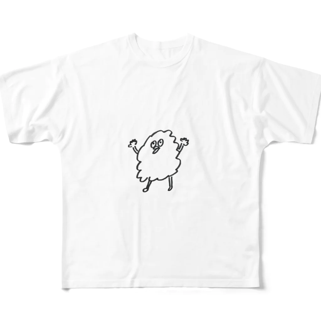 _gmng_のザクザクかつもん フルグラフィックTシャツ