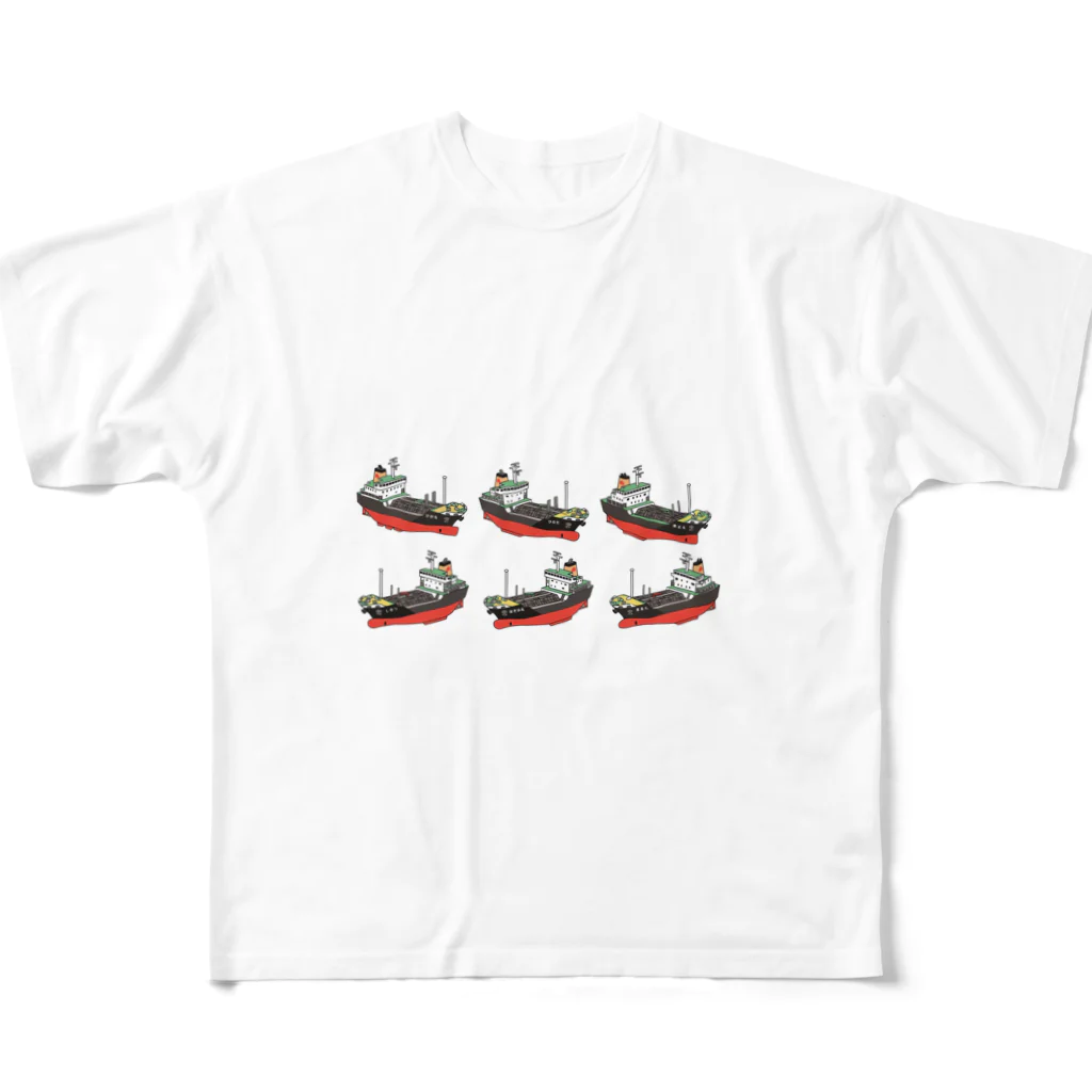 東幸海運タンカーグッツの東幸海運のタンカーコレクション All-Over Print T-Shirt