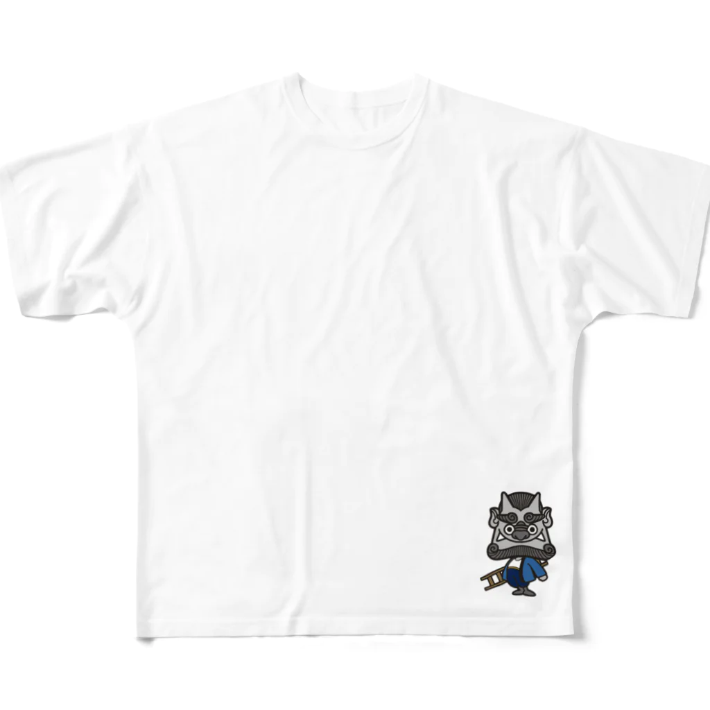 おててのどうぶつえんの鬼瓦くん All-Over Print T-Shirt