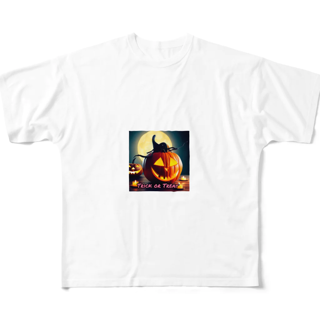 sam-chのハロウィンパンプキン All-Over Print T-Shirt