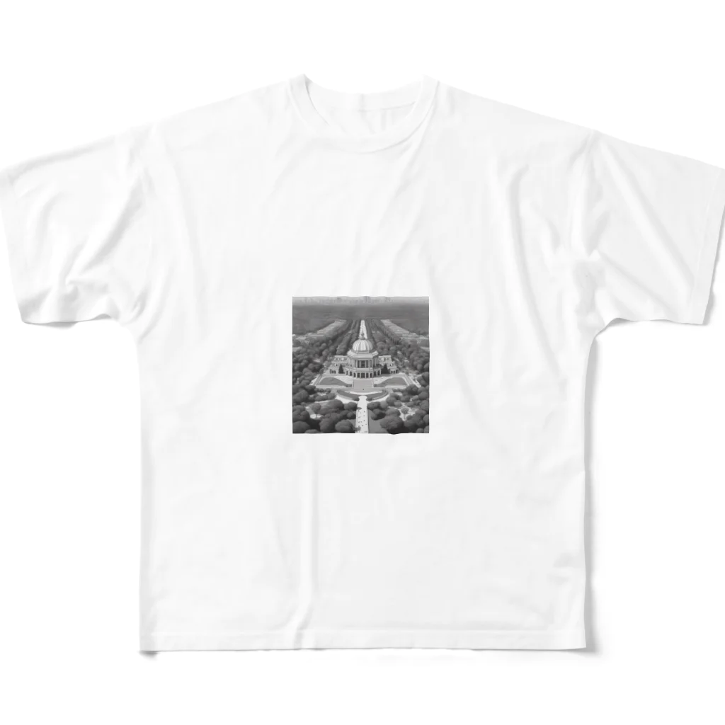 YoMiTの有名な観光スポットイメージ画像：メキシコシティのチャプルテペク公園（メキシコ） All-Over Print T-Shirt