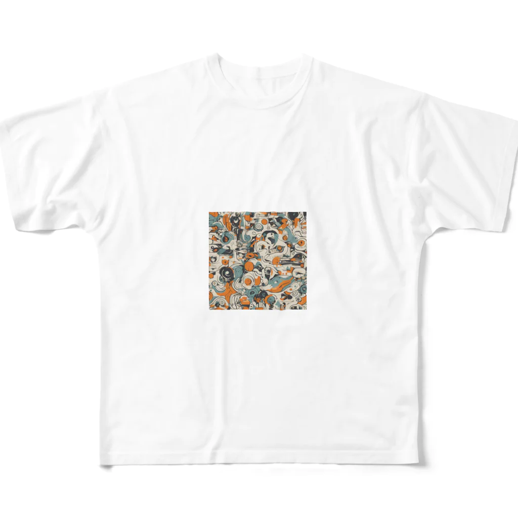 tenten-のミステリー フルグラフィックTシャツ