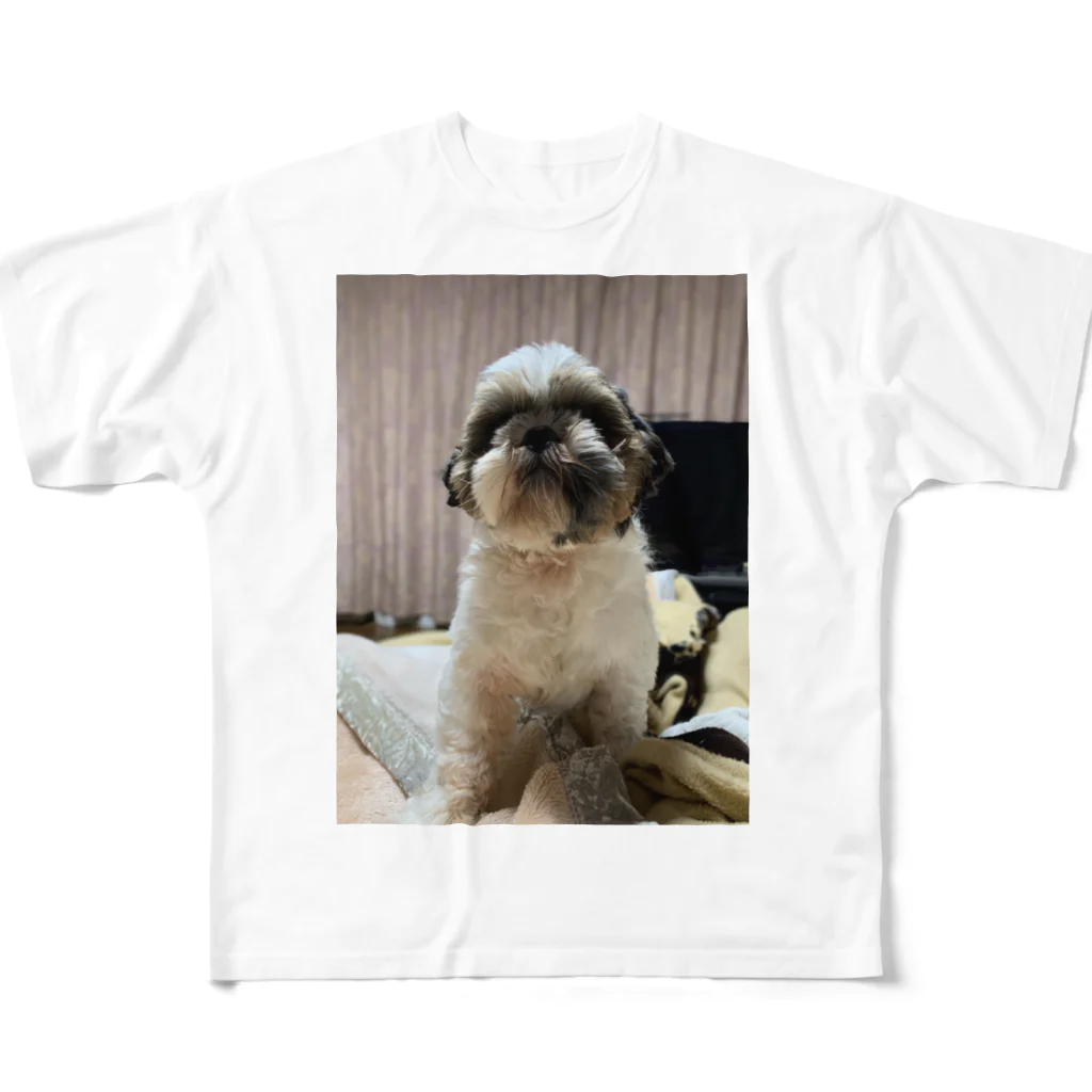 bhrm8888の愛犬シーズ フルグラフィックTシャツ