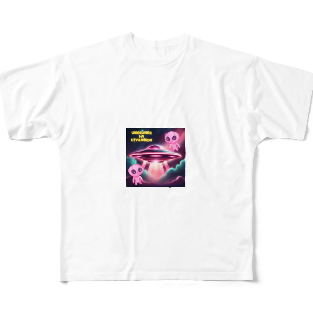 PINK宇宙人のPINK宇宙人 All-Over Print T-Shirt