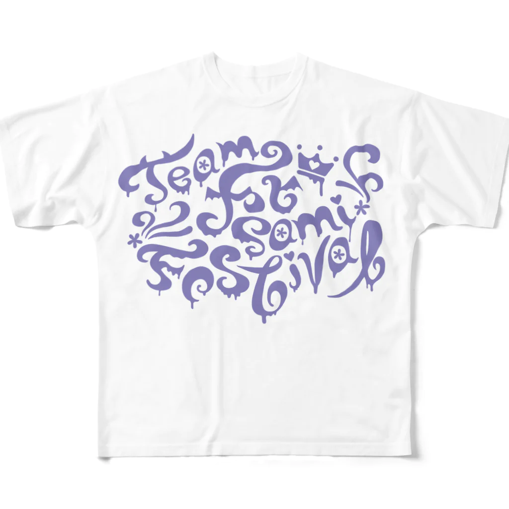 Asamiフェスグッズ WEB STOREのTシャツ2018白 フルグラフィックTシャツ