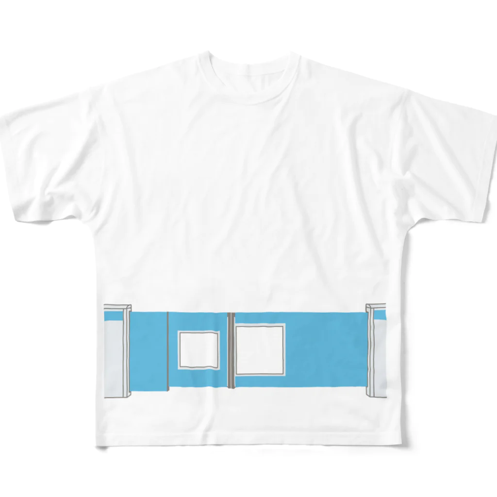 喫茶みゆきのホームドア　2 All-Over Print T-Shirt