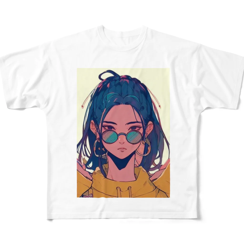 zaisuのクール系女子 All-Over Print T-Shirt