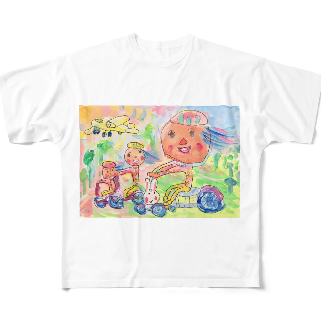 アクリル絵のfuのmiu 爽 All-Over Print T-Shirt