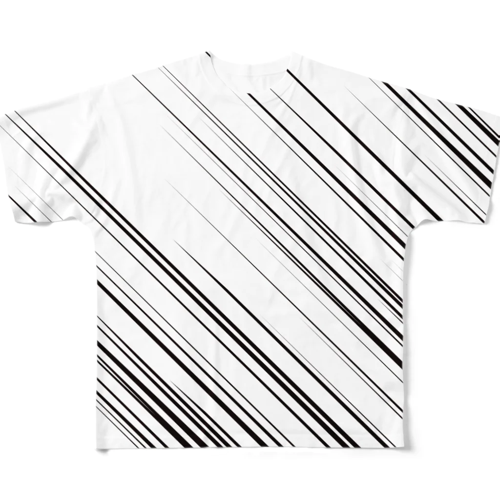 MtDesignShopの効果線1 All-Over Print T-Shirt