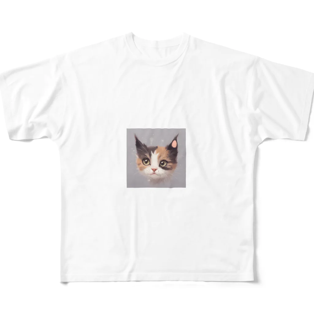 sakura0506の猫のマロンくん フルグラフィックTシャツ