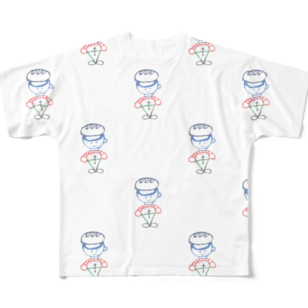 tmy_fのぱんくんだらけ All-Over Print T-Shirt