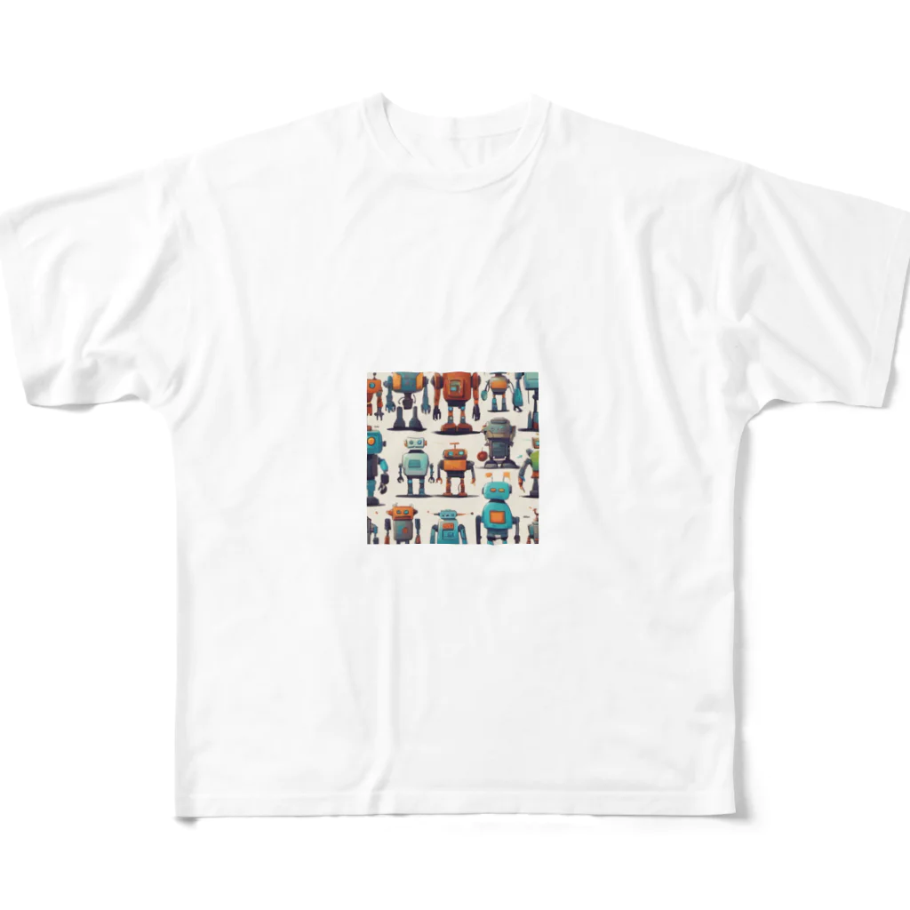 Ryuu_0925の未来のテクノロジーの舞台裏 All-Over Print T-Shirt