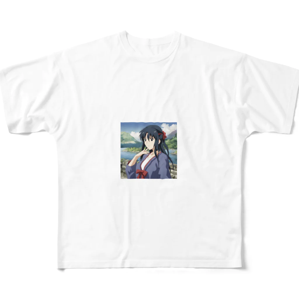 the blue seasonの高野 美里（たかの みさと） フルグラフィックTシャツ