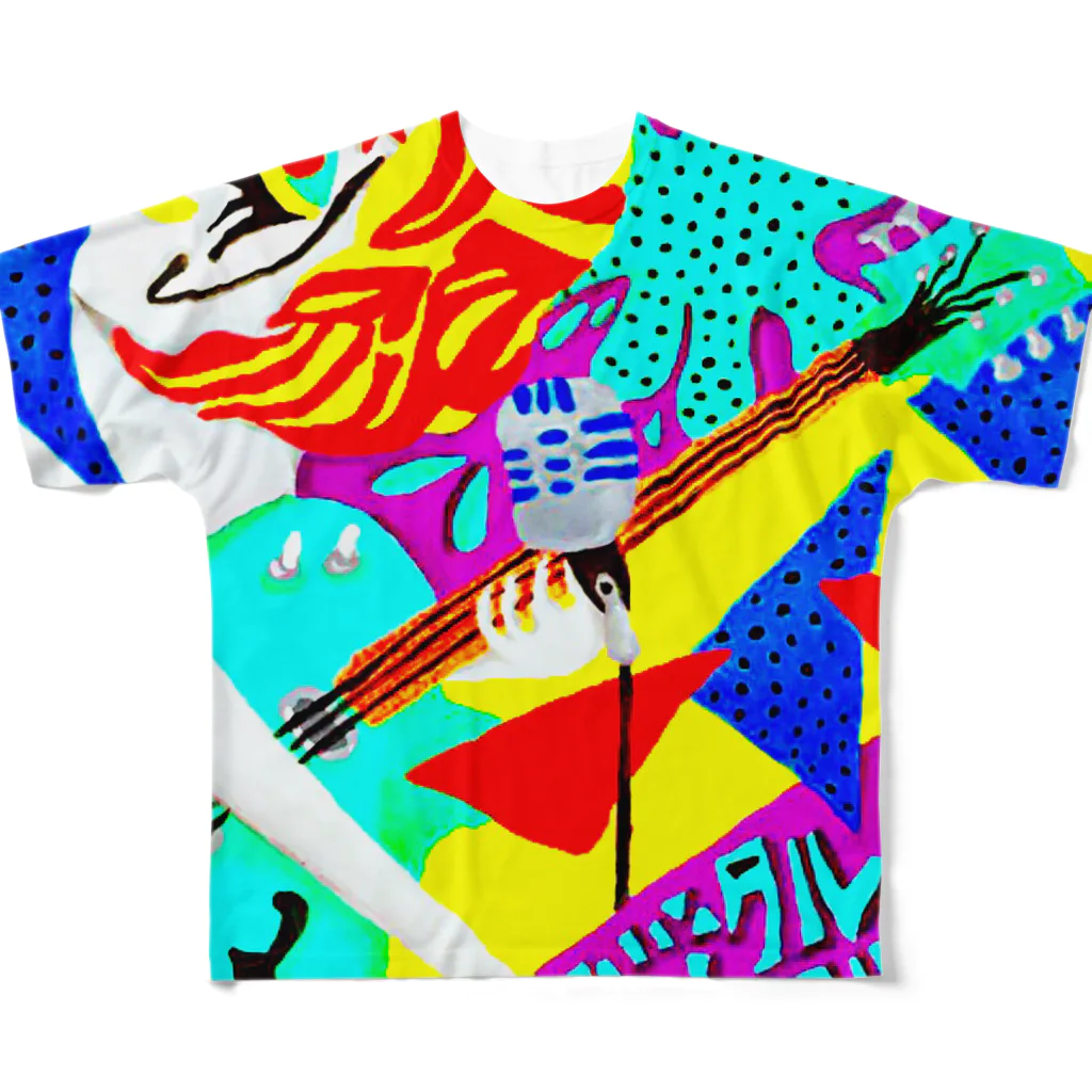 ぶんほーグッズ販売のデジタルプレスリーズのジャケ写 フルグラフィックTシャツ