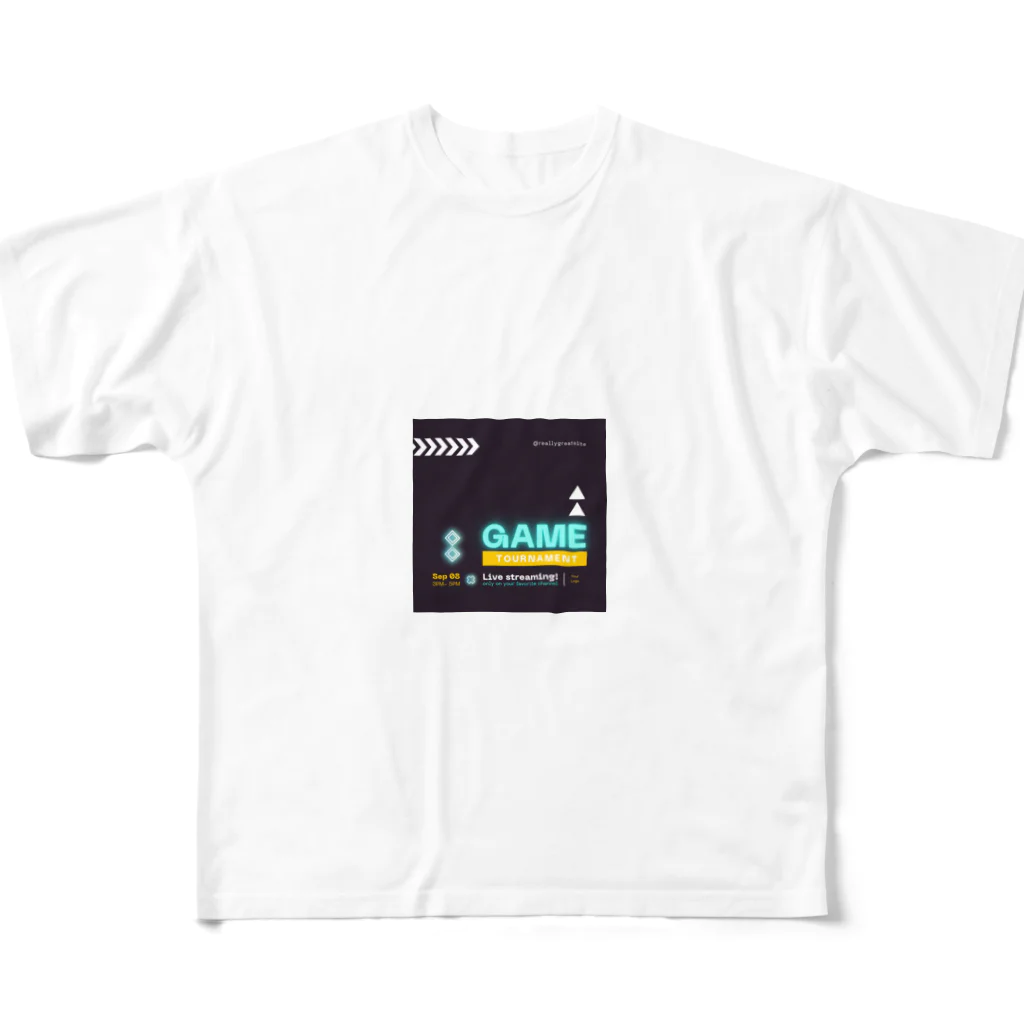 Innovat-LeapのGames フルグラフィックTシャツ