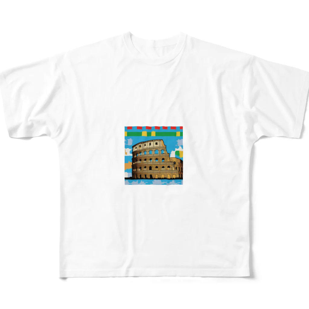 だいすけのイタリア🇮🇹 フルグラフィックTシャツ