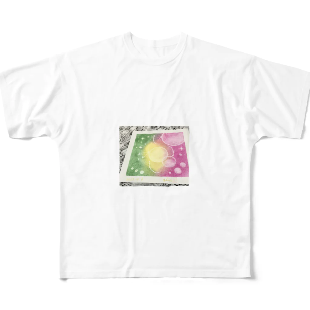 aina-420の宇宙世界へ フルグラフィックTシャツ