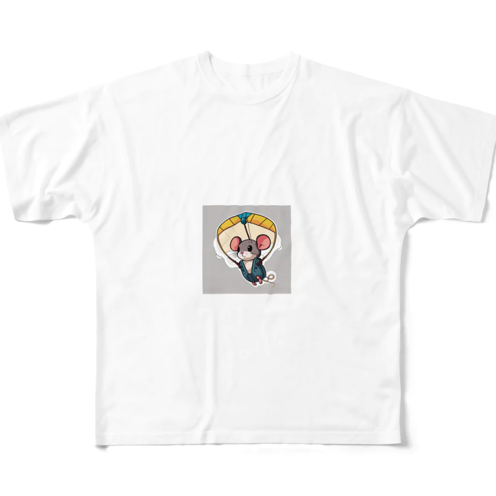 アニマルズのハンググライダーネズミ All-Over Print T-Shirt