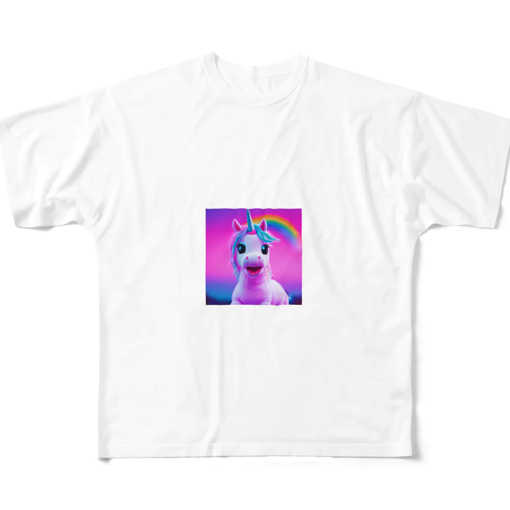 unicorn_dreamsのわたしミライから来たユニ フルグラフィックTシャツ