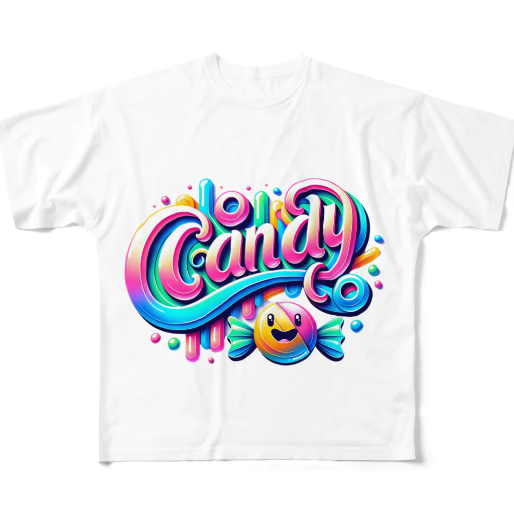 REPLAYのCANDY フルグラフィックTシャツ