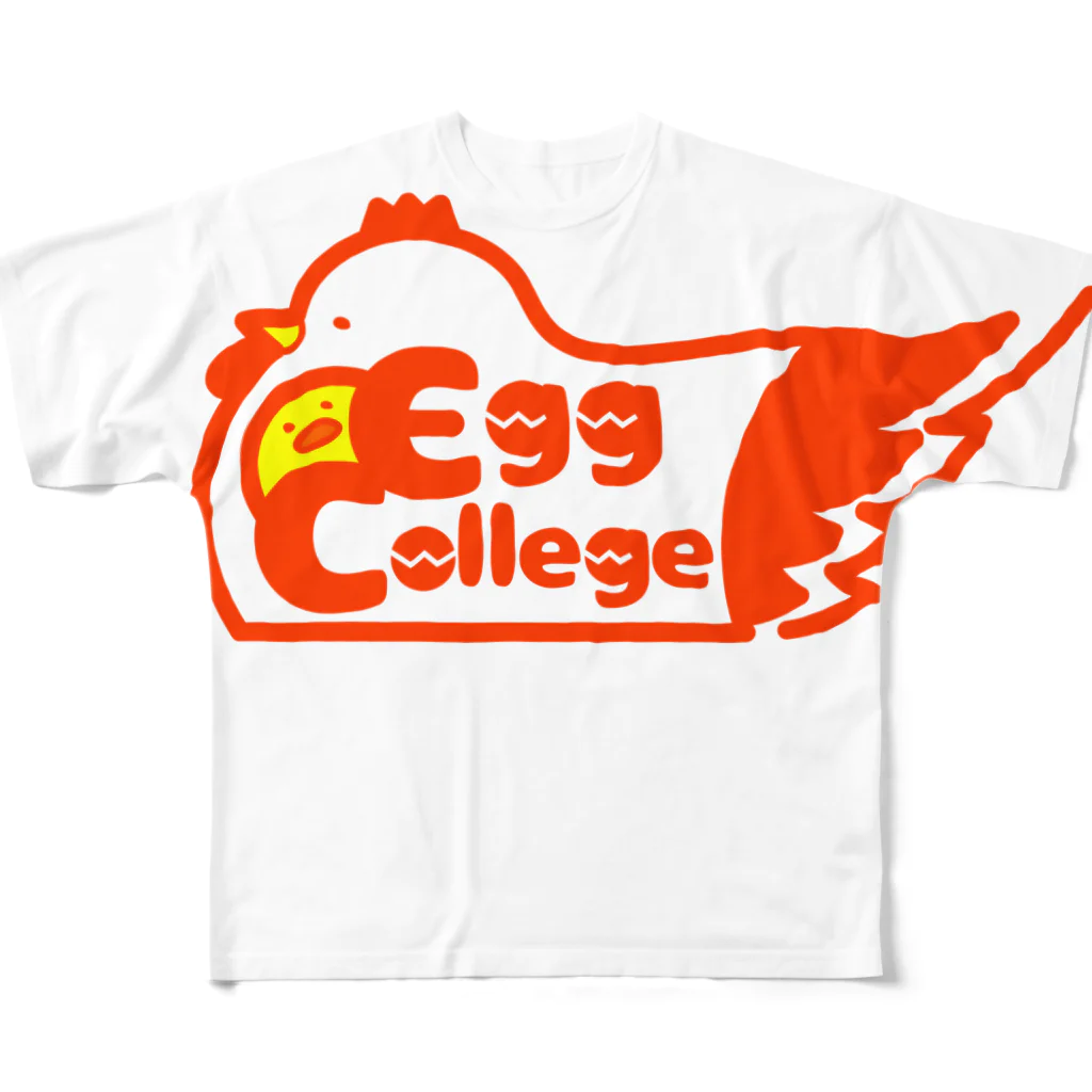 Egg college 物販サークルのEgg college 公式 All-Over Print T-Shirt