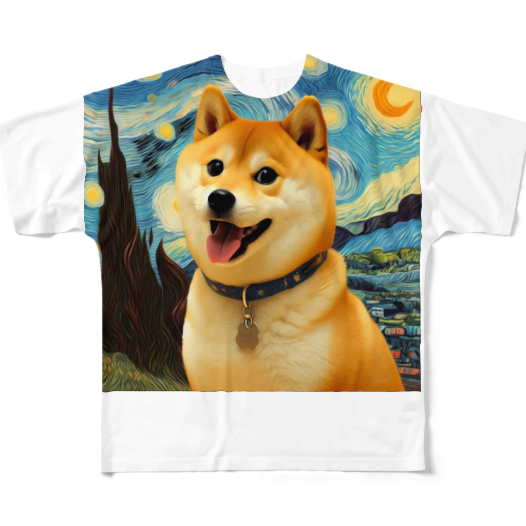 KAWAII-CLUBのKAWAII柴犬007 All-Over Print T-Shirt