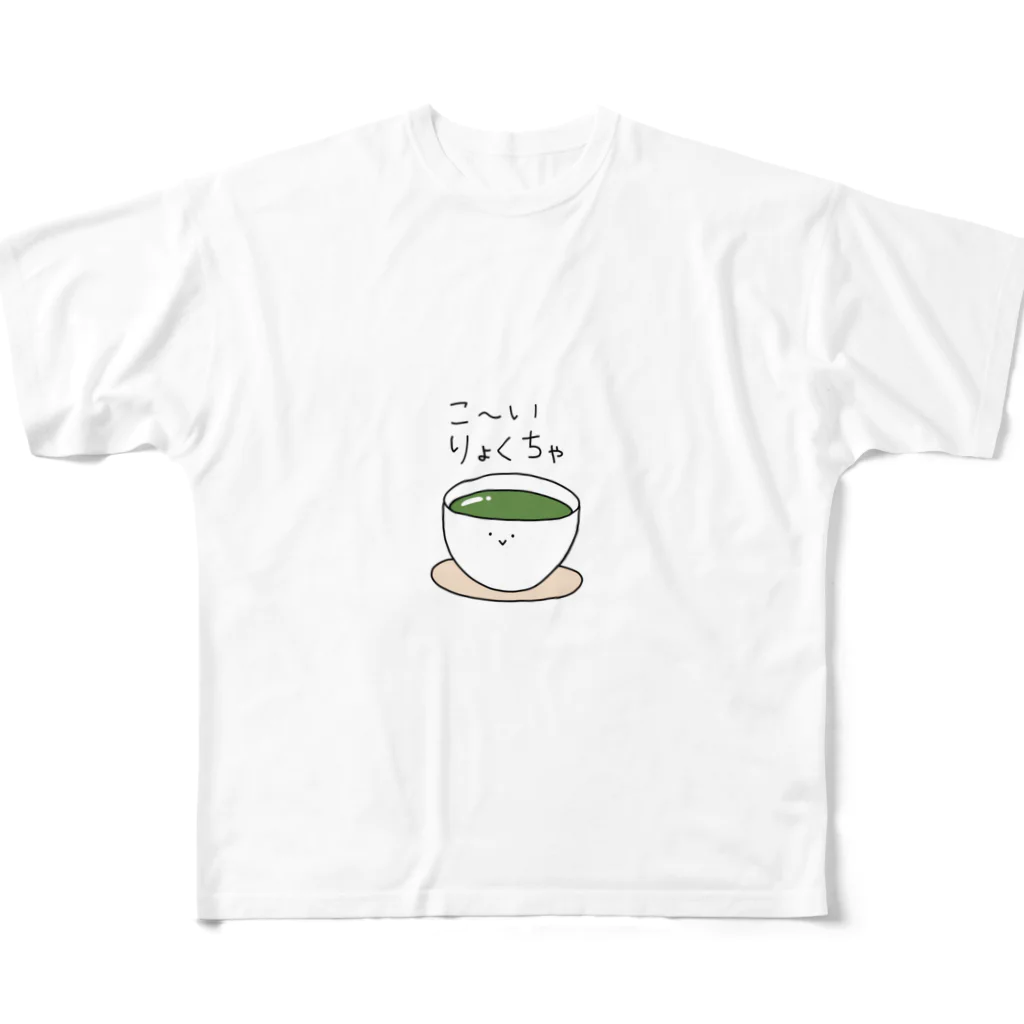 Medamayakiのこ〜いりょくちゃ フルグラフィックTシャツ