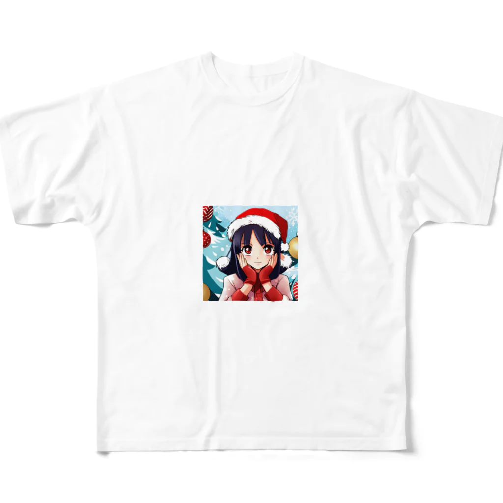 junkyouのクリスマス-可愛い- フルグラフィックTシャツ