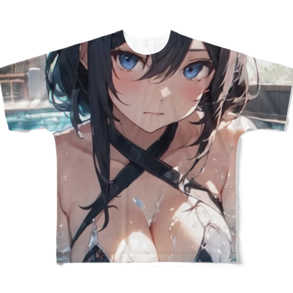 neko_28のセクシー水着のお姉さん1 All-Over Print T-Shirt