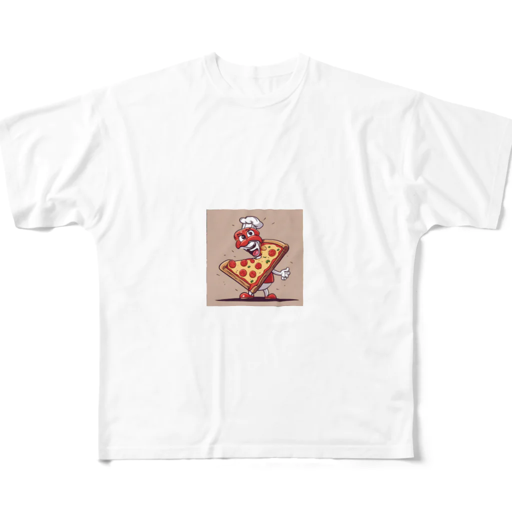 NAO-のピザマスコット All-Over Print T-Shirt