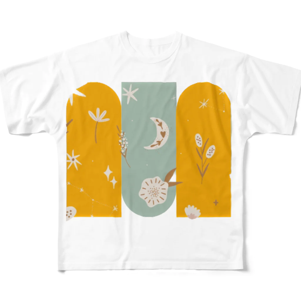  MIRACLE MOONのBOHO MOON All-Over Print T-Shirt