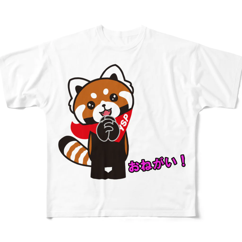 YSP-yokohamatotsukaのおねがい！YSパンダ フルグラフィックTシャツ