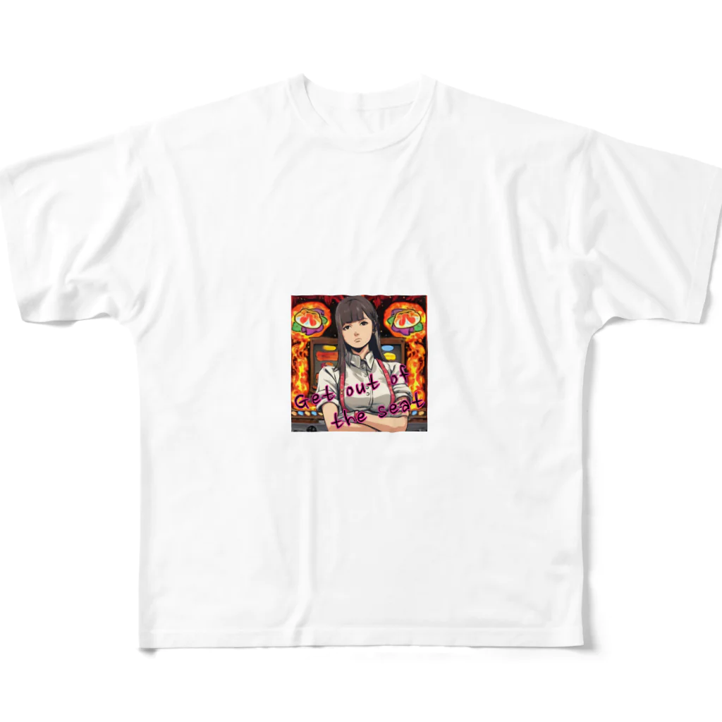 enari_bitaのパチスロ！ベガ立ちハイエナ フルグラフィックTシャツ