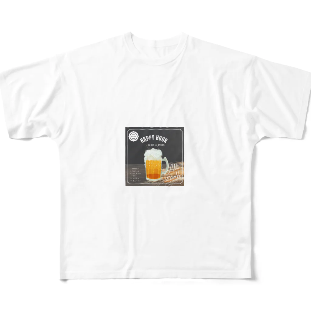 KSK SHOPのBEER-ビール フルグラフィックTシャツ