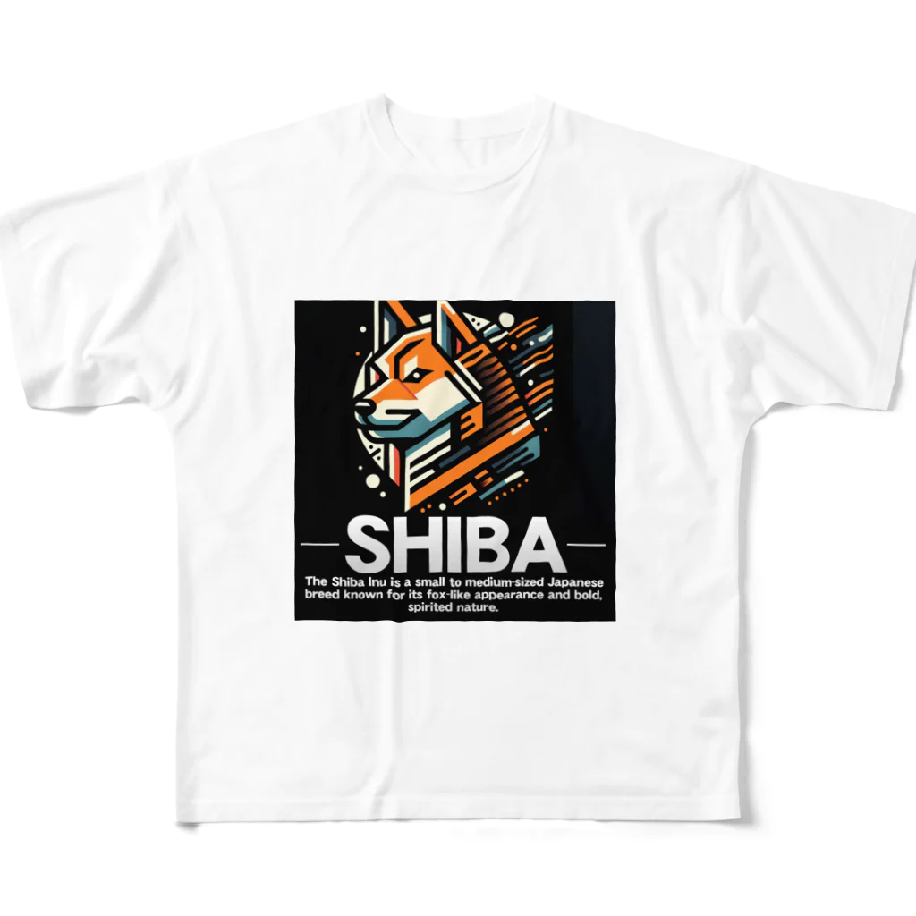 CHIRO306のテクノシバ グラフィック All-Over Print T-Shirt