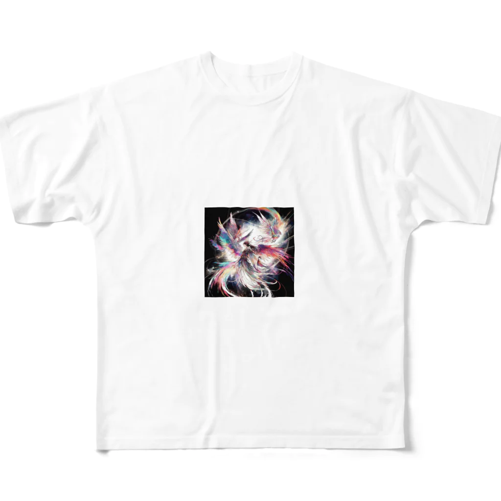 anazawaの白き翼、黒き翼。その手に抱くは愛しの君! All-Over Print T-Shirt