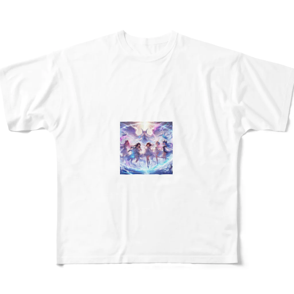 anazawaの白き翼、黒き翼。その手に抱くは愛しの君! All-Over Print T-Shirt