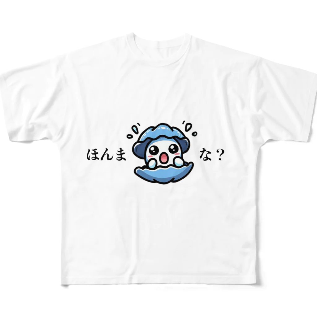 夢キャラSHOPの爆笑グッズほんまかいな？ All-Over Print T-Shirt