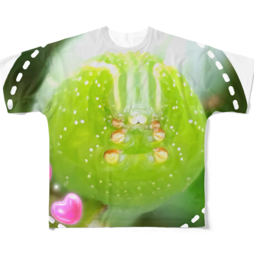 ニムニムのお部屋の幼虫はアイドル♡ All-Over Print T-Shirt