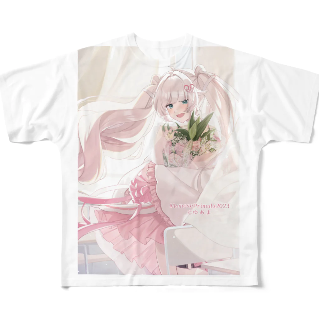 百瀬プリムラ🏫🔑10/10で一周年！の百瀬プリムラ1stAnniversary All-Over Print T-Shirt